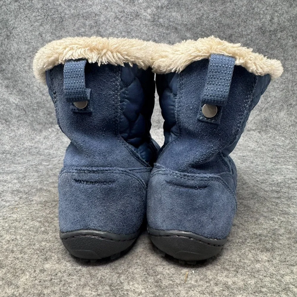Columbia Boots Womens Sz 7.5 Minx Shorty Omni Heat Insulated Winter Snow Suede